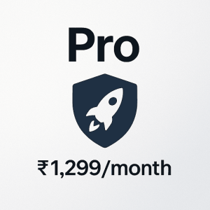 Pro (Monthly) – ₹1,299/month